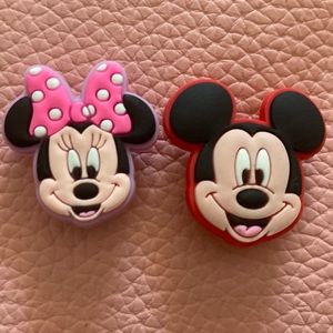 Mickey and Minnie Set shoe charms for crocs